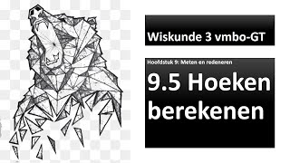 RMI Wiskunde 3TL 95 Hoeken berekenen Moderne Wiskunde 10e editie [upl. by Nytsuj]