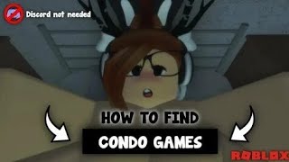 How to find roblox CONDO 2023 Working method no discord [upl. by Crosby]