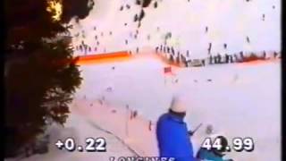 Deborah Compagnoni wins superG Morzine 1992 [upl. by Otrebmal]