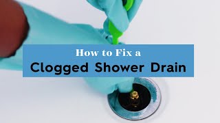 How To Unblock Your Shower Drain  Clean amp Tidy  Better Homes amp Gardens [upl. by Valerle797]