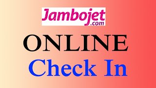 jambojet online check in  how to check jambojet airlines  jambojet web check in [upl. by Refinney]