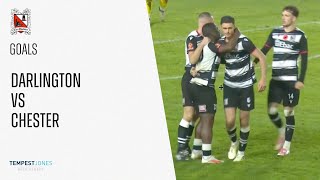 GOALS Darlington 10 Chester  National League North [upl. by Oravla666]