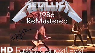 HD Metallica 1986 Live Toronto  The Fastest Metallica Concert Ever  James Hetfield Full Power [upl. by Sion]