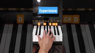 EXPERIENCE by EINAUDI piano tutorial shorts [upl. by Holmes682]