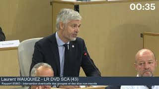 Laurent WAUQUIEZ  Courage et mérite  Médaille régionale de la reconnaissance [upl. by Ellehcrad503]