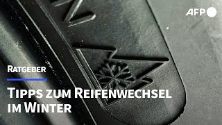 Tipps zum Reifenwechsel Winterreifen nur noch mit AlpineSymbol  AFP [upl. by Naimad736]