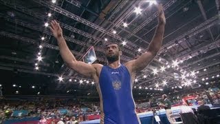 Kazakhstan v Russia Freestyle Wrestling Bronze Medal Match  London 2012 Olympics [upl. by Claudy]