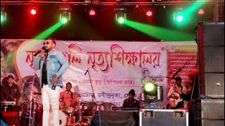 Kolonkini Radha  Folk songs  Covered By Singer Avijit ♥️Band Symphony  Jagadhari Puja Shows [upl. by Gabbie]