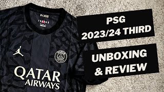 PSG 202324 match third jersey DriFIT ADV Unboxing amp Review [upl. by Kessiah]