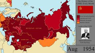 The History of the Soviet Union Every Month [upl. by Aisek]