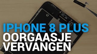 iPhone 8 Plus oorgaasje vervangen  Fixjenl [upl. by Amsirp]