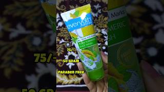 Everyuth naturals Anti Acne Anti Marks Tulsi Turmeric Face Wash skincare shortsfeed [upl. by Ennylhsa]