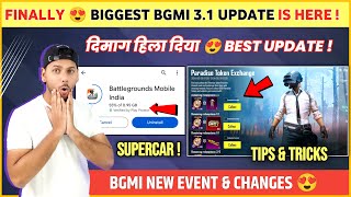 BIG CHANGES 😍 Biggest Bgmi 31 Update is Here  Bgmi New Event  Bgmi New Update  31 Update Bgmi [upl. by Naerda]