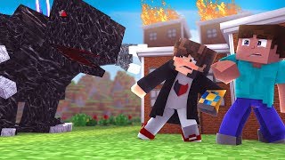 Minecraft DESAFIO DA BASE 100 SEGURA CONTRA GODZILLA ‹ JUAUM › [upl. by Idnic598]