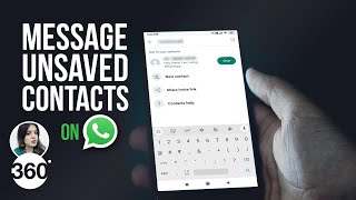 How to Easily Message Unsaved Contacts on WhatsApp [upl. by Airal]