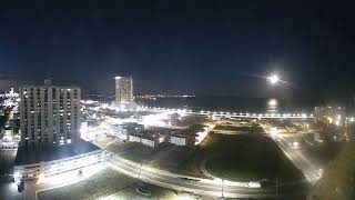 Todays 10172024 Atlantic City Moonrise over AC Inlet from Absecon Lighthouse [upl. by Laws201]