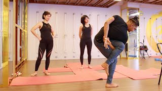 How To Do Revolved Bird Of Paradise Pose  Parivrtta Svarga Dvijasana  Drills For Advanced Twisting [upl. by Garnes]