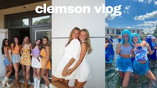 SENIOR YEAR AT CLEMSON rush bid day FDOC amp gameday vlog [upl. by Leahciam938]