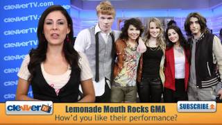 Lemonade Mouth Cast Perform On Good Morning America [upl. by Nerfe774]