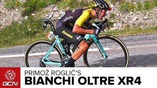 Primož Rogličs Bianchi Oltre XR4 [upl. by Akinnej]