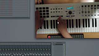 Arturia Keylab MkII Midiscript  Remapping the Pad Buttons [upl. by Elleinaj]