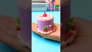 DIY Fake Cake Box 💗 shorts youtubeshorts recycle artandcraft craft diy recycle craftideas [upl. by Egres]