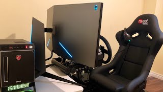 Quick look Rseat RS1 with Alienware 34” GSync 120 Hz 219 4K [upl. by Biamonte283]