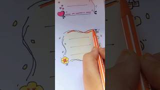 ★NOTEBOOK IDEAS★ 4 paper notes ideas  Bullet Journal shorts drawingideas [upl. by Liahcim]