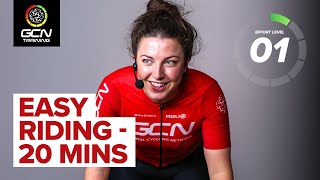 Easy riding  20 Minute Indoor Cycling Workout [upl. by Kopp810]