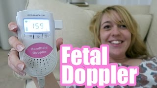 Baby’s Heartbeat at 15 Weeks  Fetal Doppler At Home  TOD VLOG [upl. by Hatnamas]