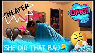 CHEATING ON MY BOYFRIEND💔 PRANK He Threw Me Across The Bed😭😢 [upl. by Tiersten906]