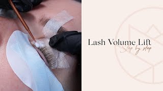 Lash Volume Lift  Step by Step Tutorial Perfect Eyelash [upl. by Julee924]