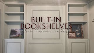 DIY BuiltIn Bookshelves on a Budget [upl. by Calv]