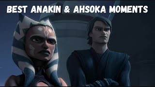 Best Anakin amp Ahsoka Moments From Star Wars [upl. by Drolet105]