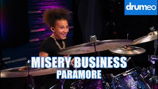 Misery Business  Paramore  Drumeo Performance  Drum Cover  Nandi Bushell [upl. by Bomke]