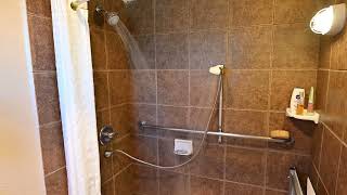 Disabled persons shower in a Best Western Hotel [upl. by Tobe]