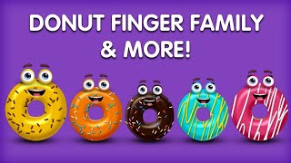 Donuts Finger Family  Donuts Finger Family Songs  Top 10 Finger Family Collection [upl. by Nnayar]