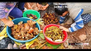 Pachamanca a la TierraLa MarVraem Ayacucho Perú  Tito Ramirez Luján [upl. by Anaitak]