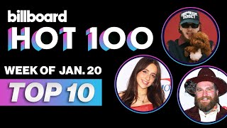 Hot 100 Chart Reveal Jan 20th  Billboard News [upl. by Eilssel]