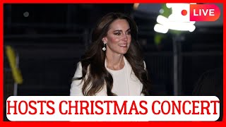 ROYAL CHRISTMAS PRINCESS KATE HOSTS THIRD CHRISTMAS CAROL CONCERT AT WESTMINSTER ABBEY [upl. by Ullund412]