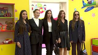 Kindergartennursery named after Alim Mammadov inaugurated in Baku after renovation [upl. by Ahseem]