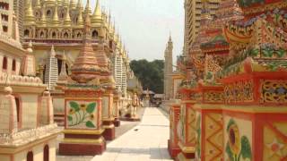 Thanboddhay Pagoda in Monywa Myanmar [upl. by Hiett]