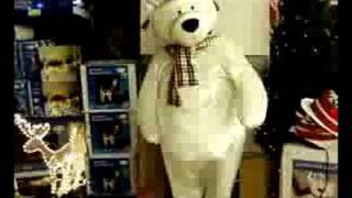 Funny Singing Gemmy SnowmanBear [upl. by Angeline]