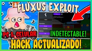 HACK  EXPLOIT PARA ROBLOX NUEVA ACTUALIZACION  FLUXUS  BYFRON BYPASS  PARA PC Y CELULAR [upl. by Uol]