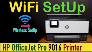 HP OfficeJet Pro 9016 WiFi SetUp review [upl. by Imehon]