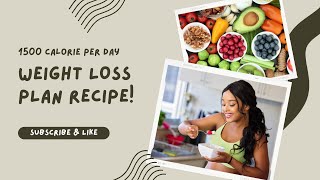 My 1500Calorie Balanced Meal Plan for Healthy Weight Loss [upl. by Etiuqal]