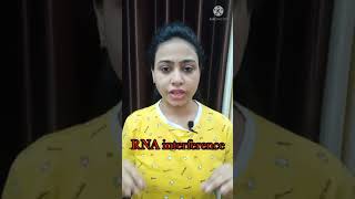 Quick revision of RNA interference  Silencing of mRNA  Class 12 Biology  NEET  AIIMS  shorts [upl. by Fina]