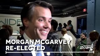 Morgan McGarvey reelected for Kentucky US House 3rd District [upl. by Shu]