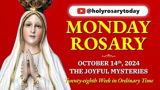 MONDAY HOLY ROSARY ❤️ OCTOBER 14 2024 ❤️ JOYFUL MYSTERIES OF THE ROSARY VIRTUAL holyrosarytoday [upl. by Niroht251]