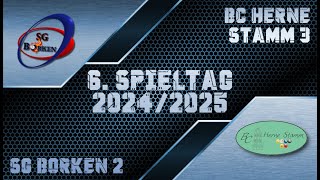 Tische 58 Spieltag ⚔️ Landesliga SG Borken 2 🆚 BC Herne Stamm 3 [upl. by Makell519]